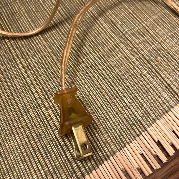 Vintage Findlay Queen of Hearts Glass Table Lamp in Sea Green - Picture 10 of 10